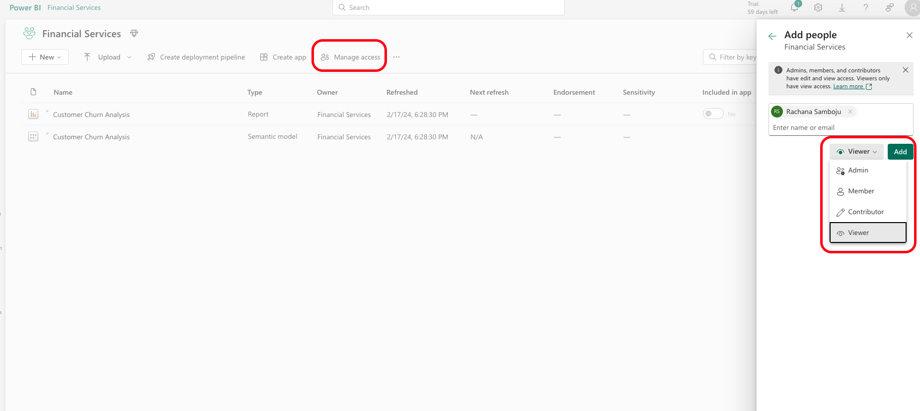 Worksapce Permissions